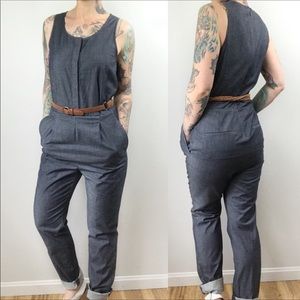 THEORY Chambray Jumpsuit